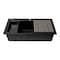 Alfi Brand 33 inch Granite Composite Workstation Single Bowl Drop In Sink w Accessories AB3418SBDI-BLA - alternate 3